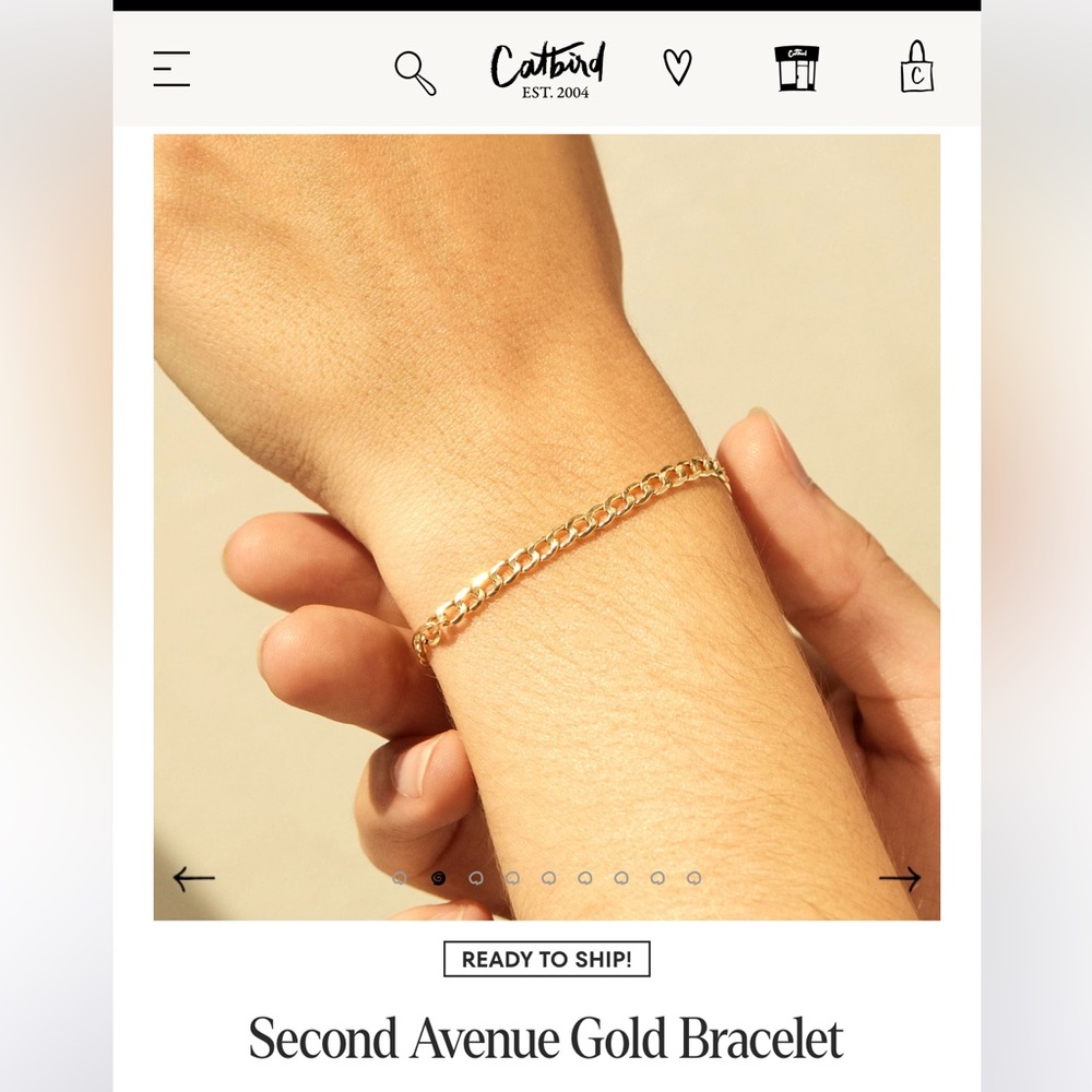 Catbird Second Avenue Bracelet, 7”
